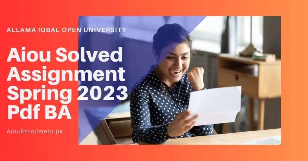 solved assignments spring 2023 ba