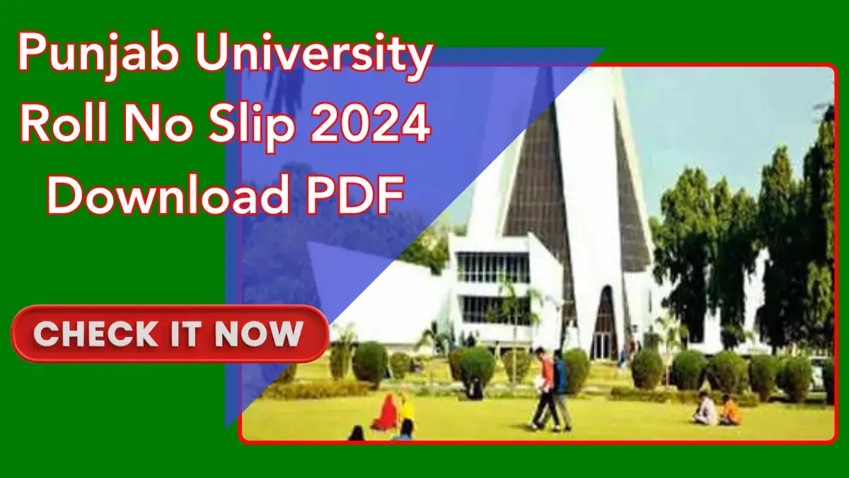 Punjab University Roll No Slip