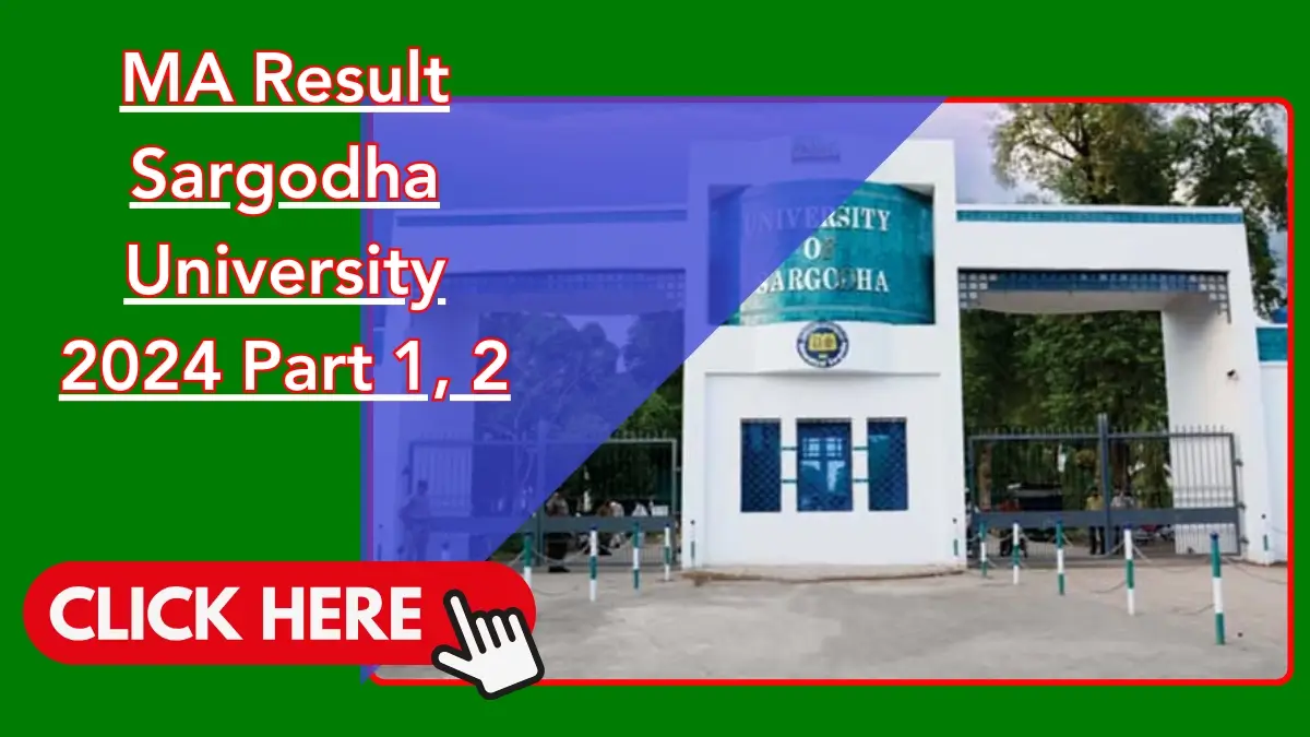 MA Result Sargodha University